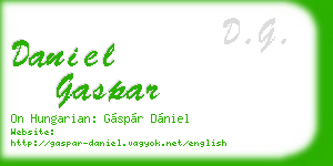 daniel gaspar business card