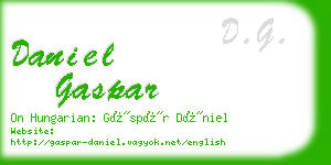 daniel gaspar business card